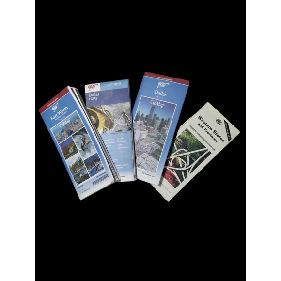Bundle of 4 paper maps given by AAA - Picture 1 of 5